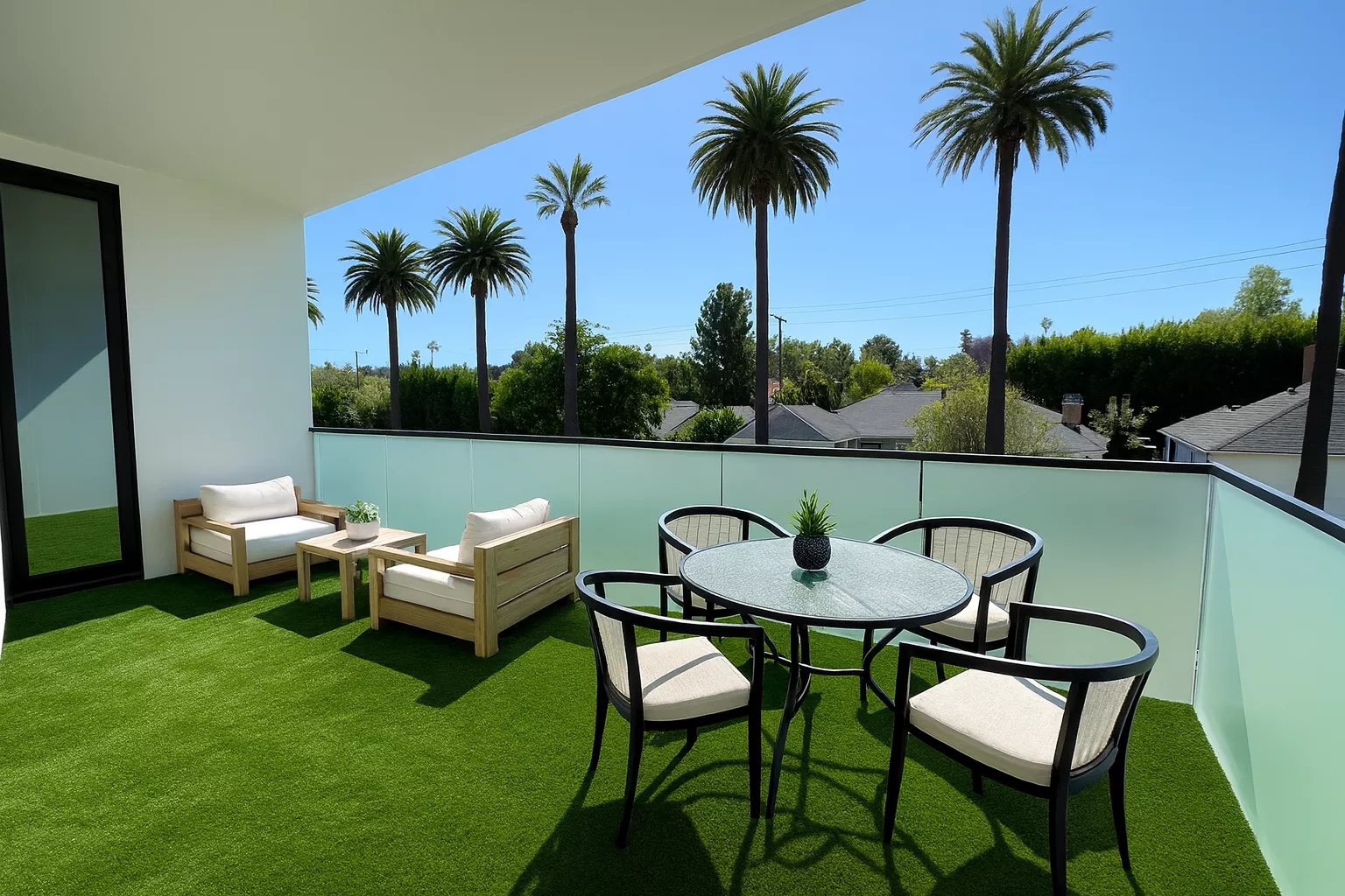 Balcony turf in Irvine