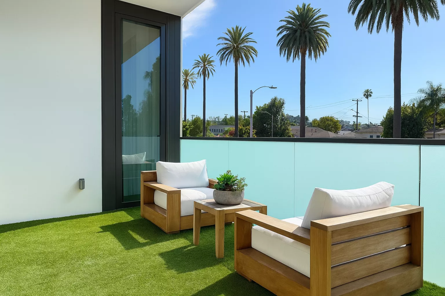 Balcony turf upgrade