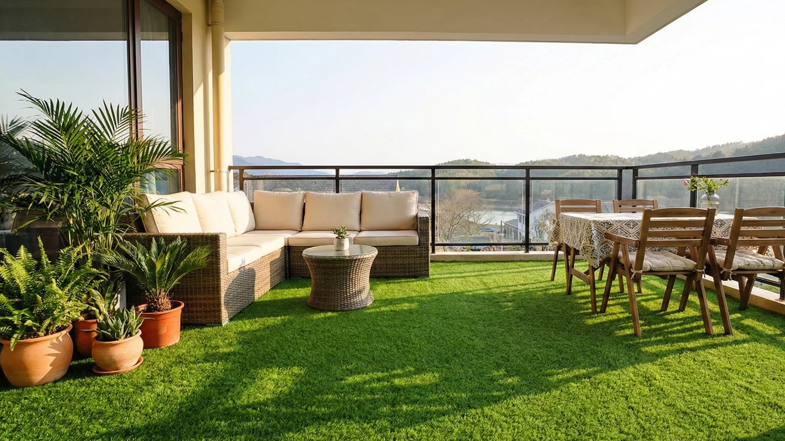 Balcony turf in Los Angeles