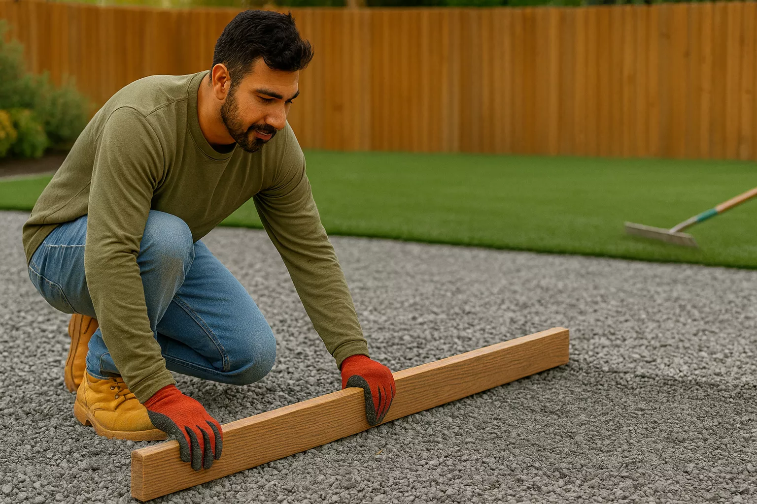 Leveling the surface