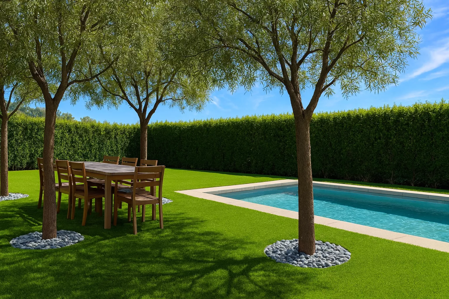Lawn turf design options