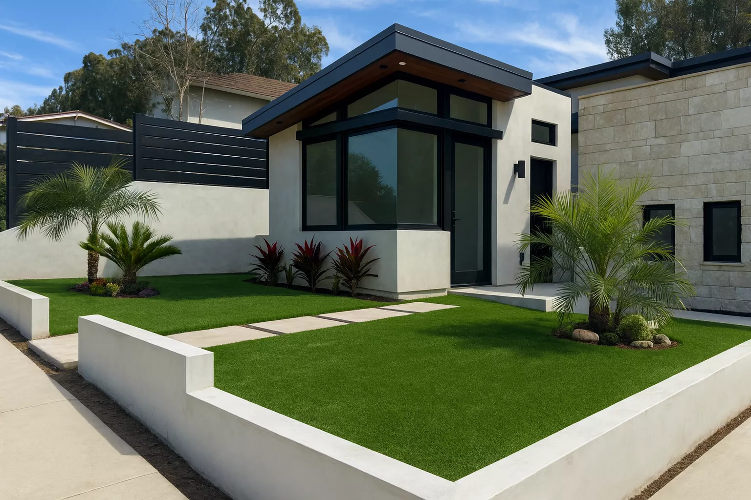 Arcadia artificial turf installation