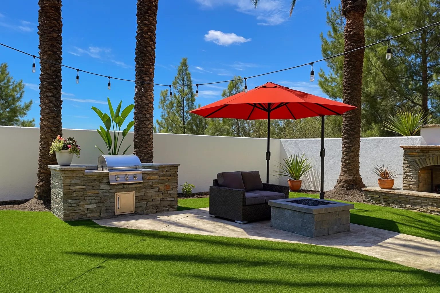 Cost savings with artificial turf