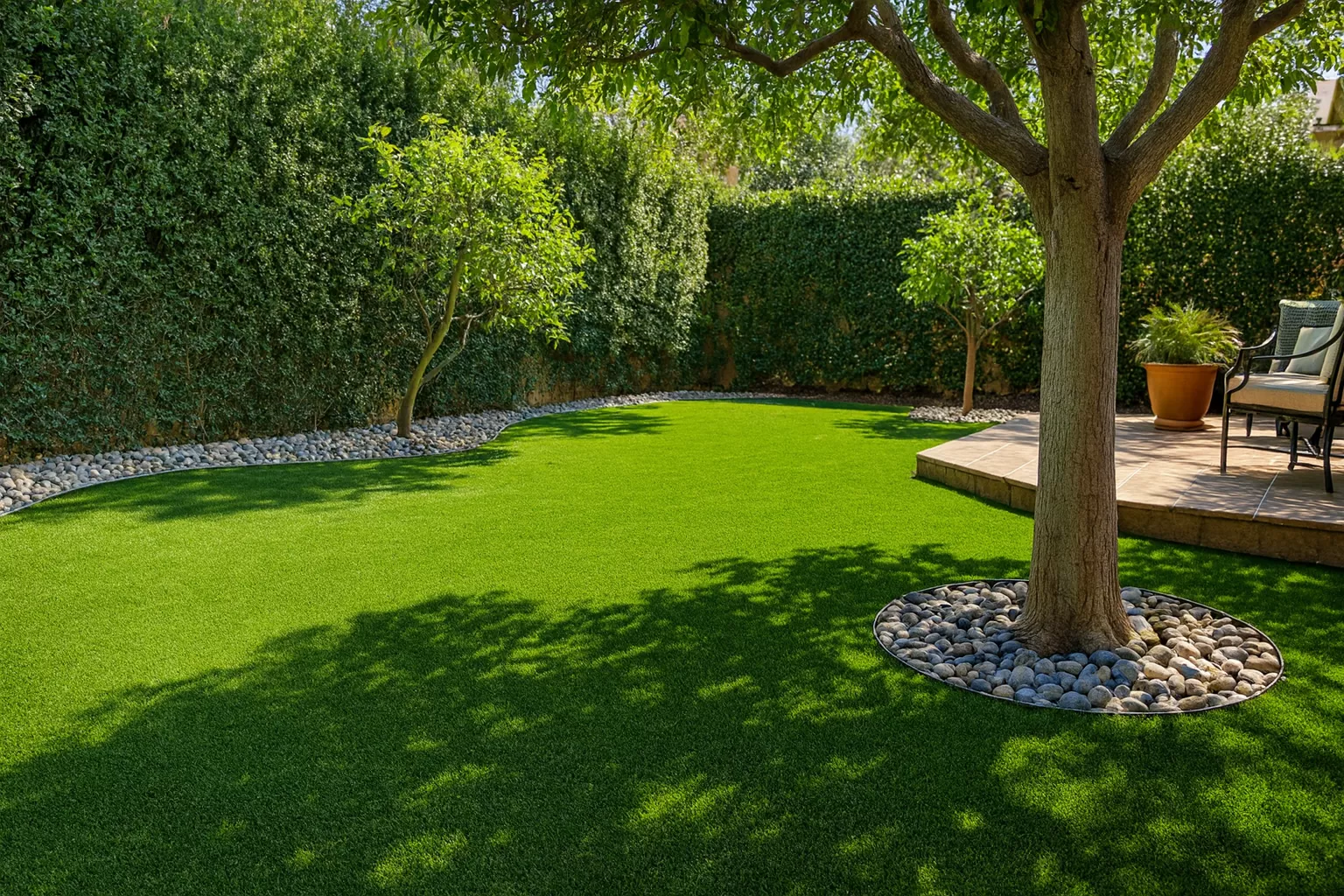 Family-friendly artificial lawn