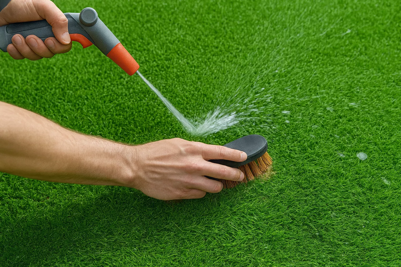 pet turf drainage system