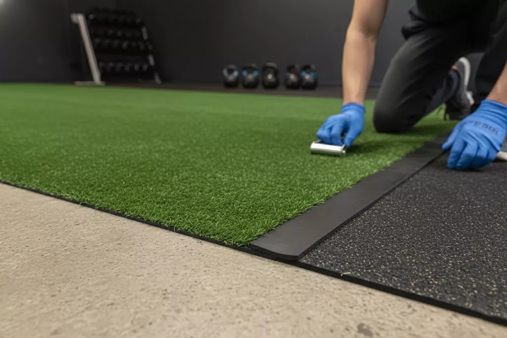 Seam and edge repair for lifted turf