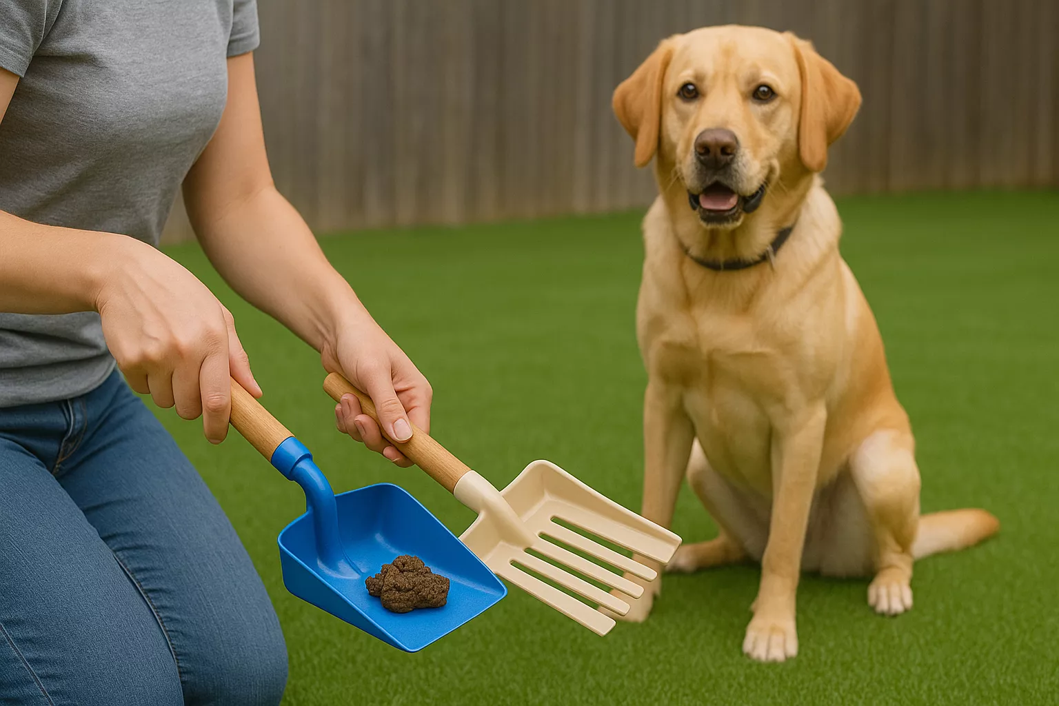 Easy clean pet turf