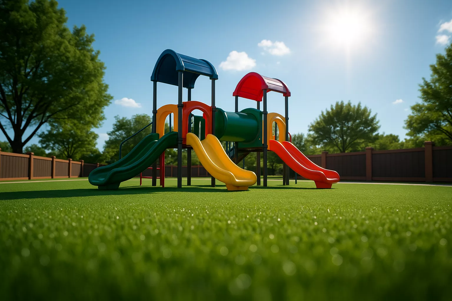 Playground turf in Culver City