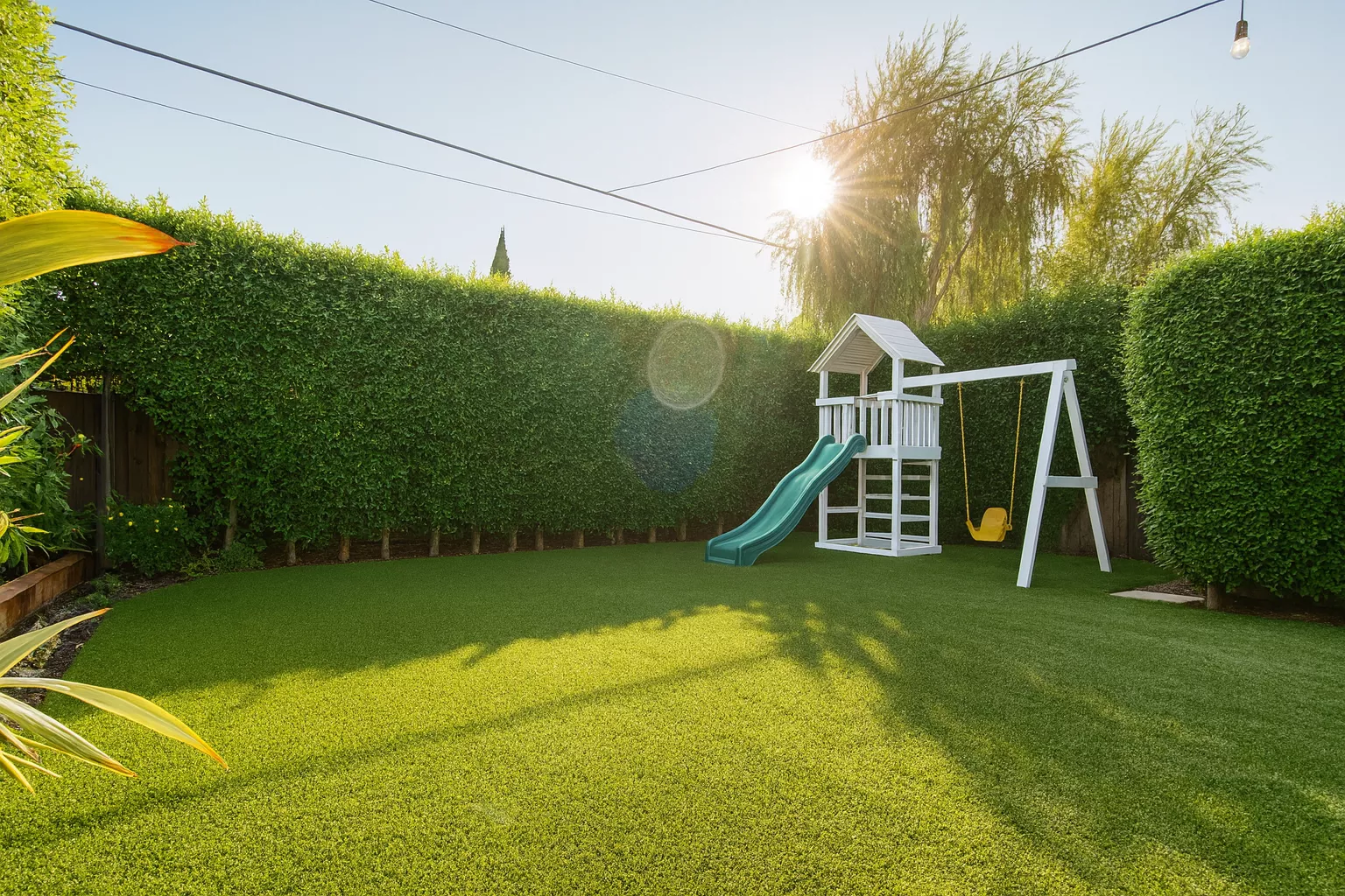 Play area turf system