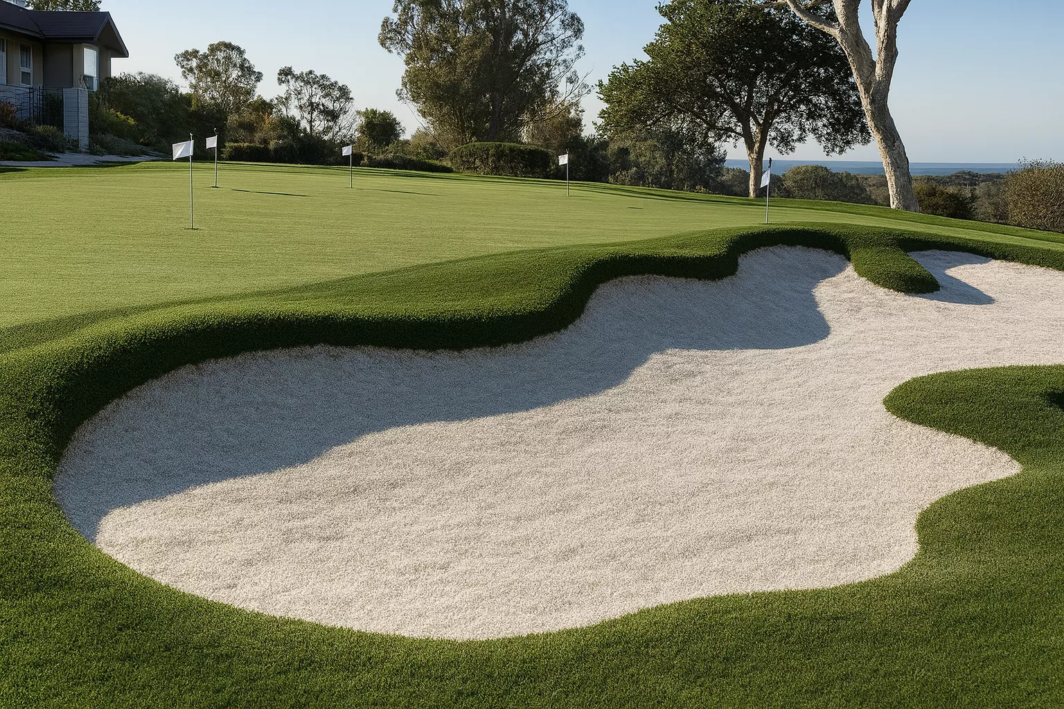 Custom contours putting green