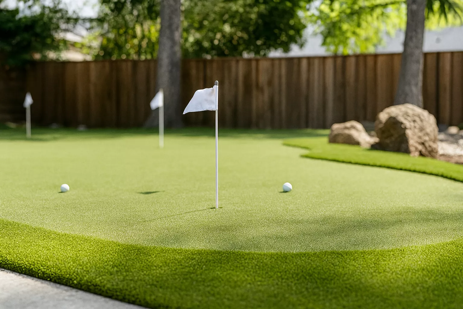 Design putting green Los Angeles