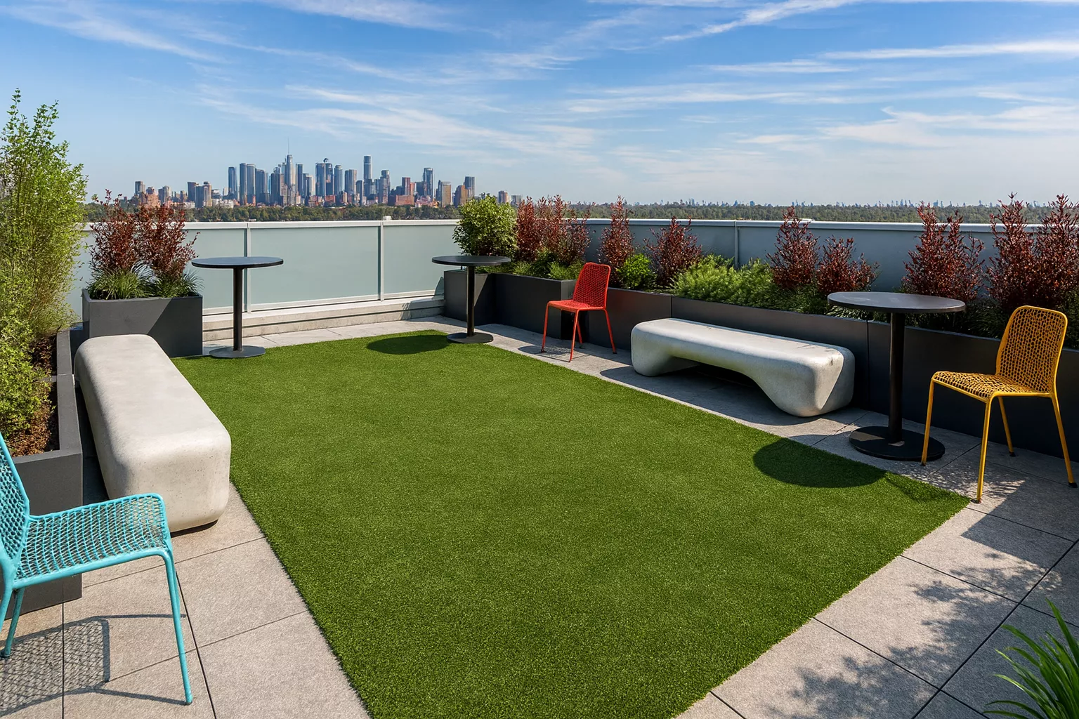 Rooftop turf Beverly Hills