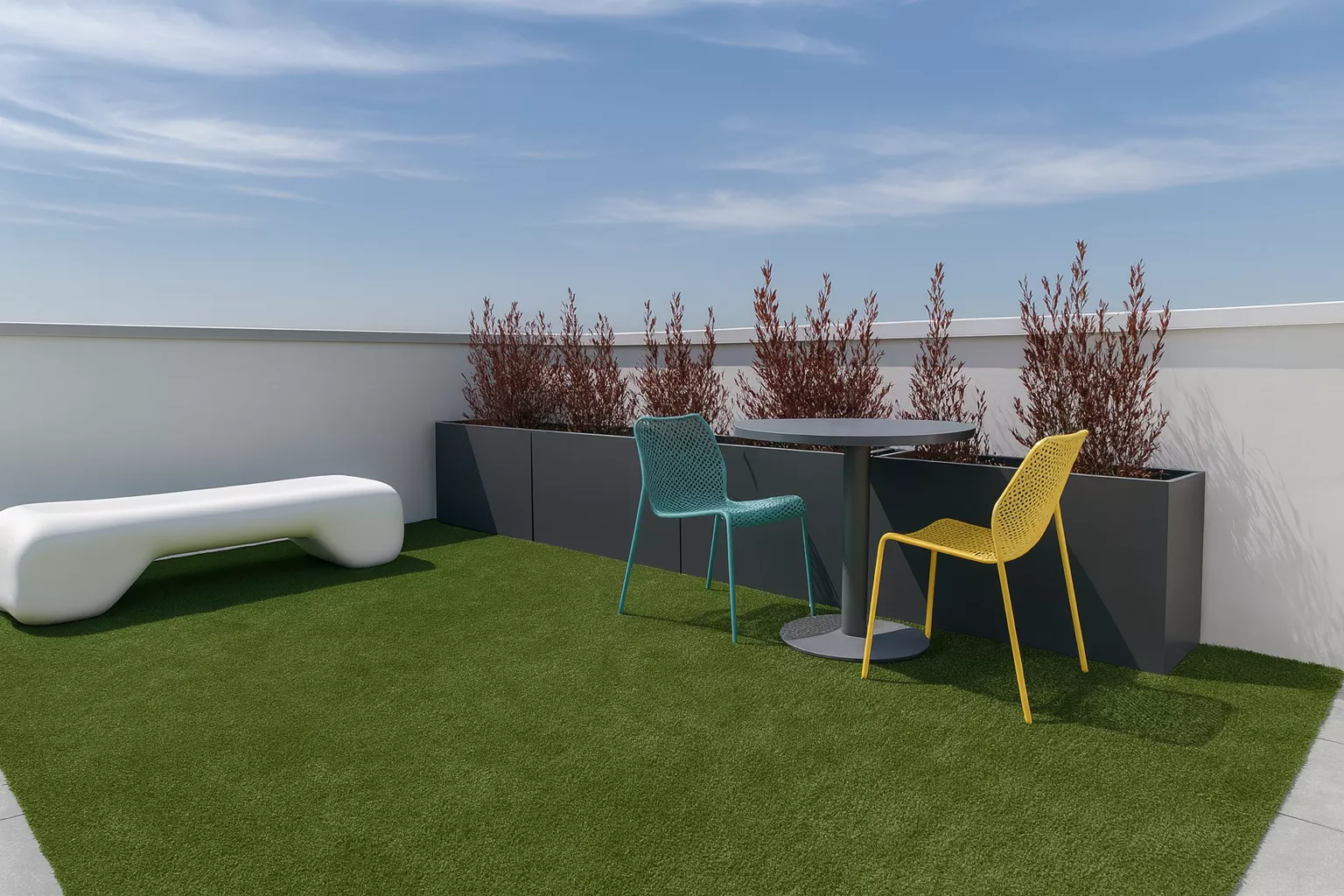 Small rooftop space makeover