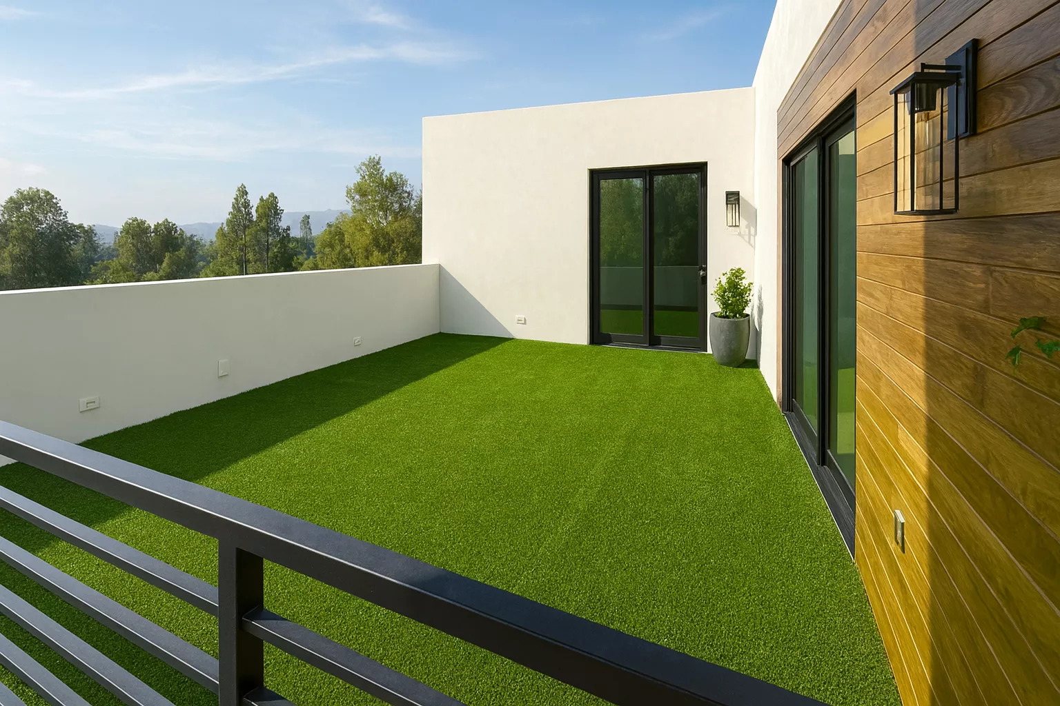 Rooftop turf Sherman Oaks